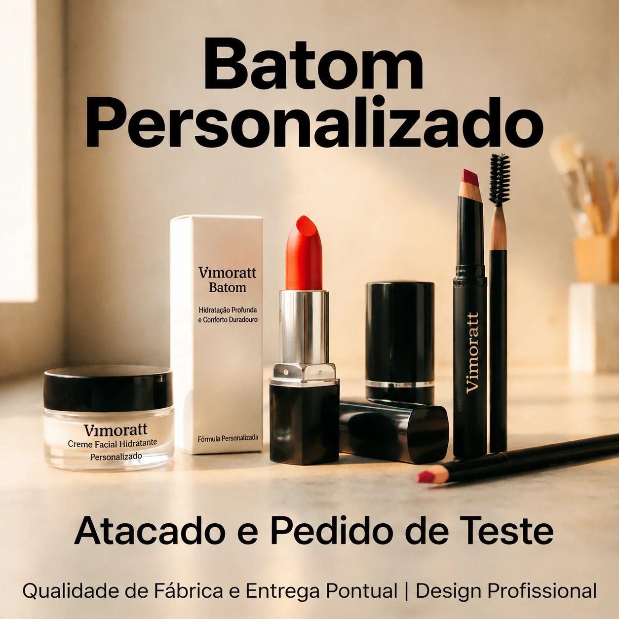 Linhas de produtos BeautyChroma — sombras, gloss, batons, blushes e mais
